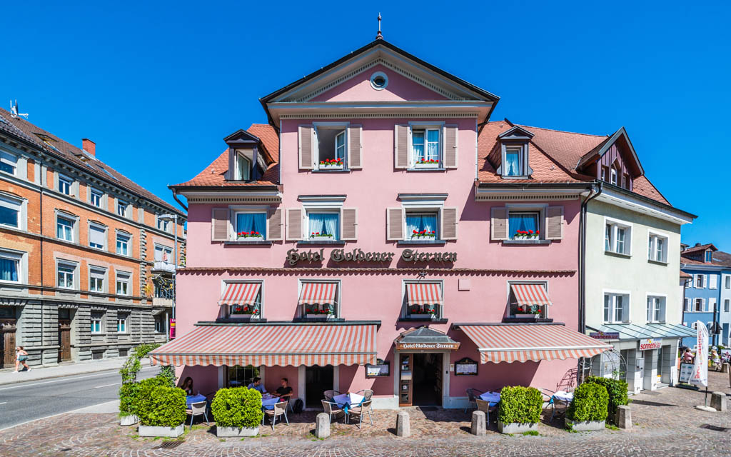 Hotel Goldener Sternen Konstanz - Außenansicht Frontal