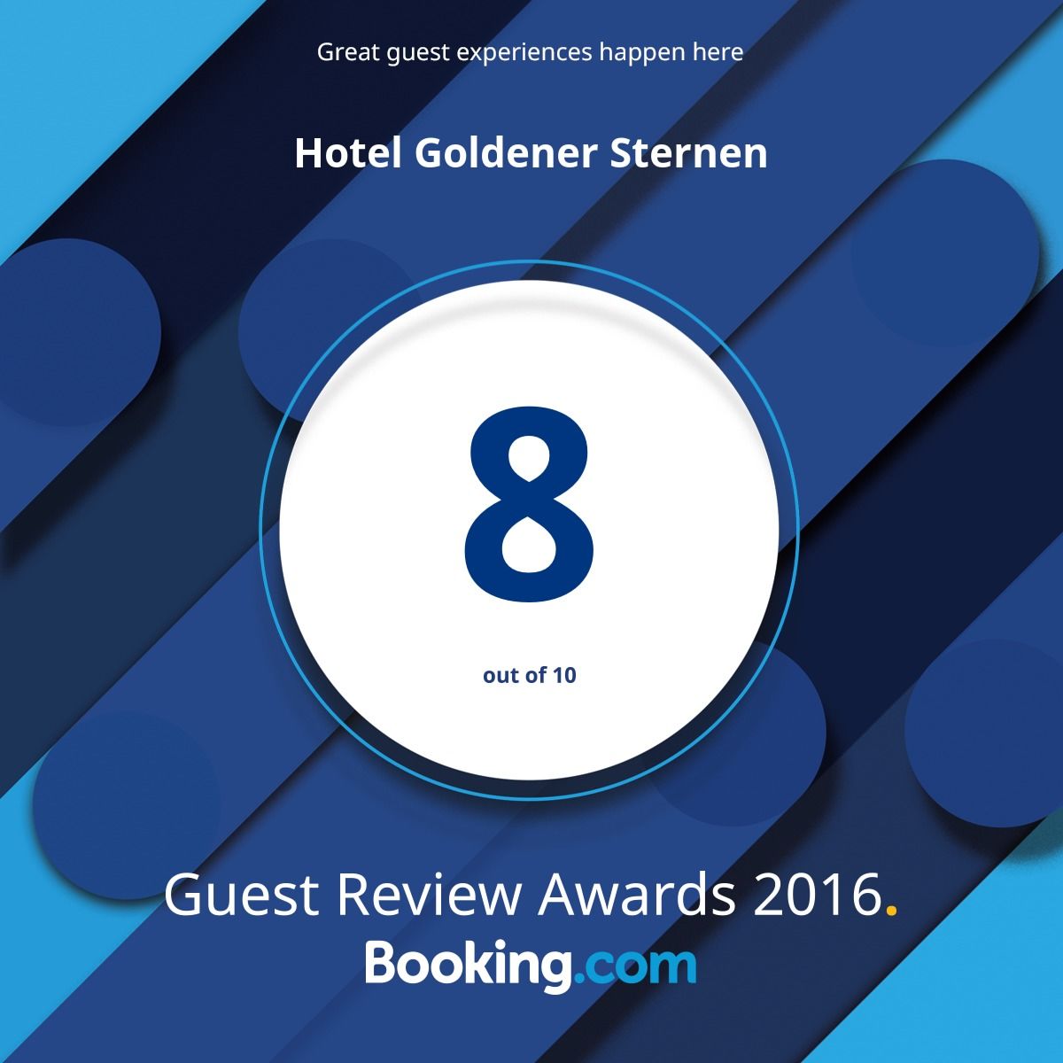 Booking.com Guest Review Award
